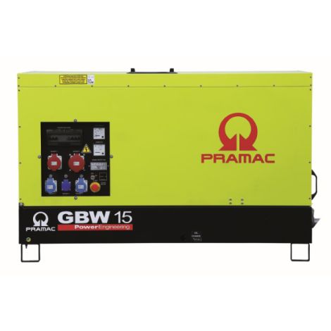 Pramac Generator 9kVA 1 Phase Standby Diesel Generator (GBW15P)