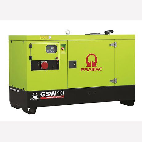 Pramac Generator 10kVA 3 Phase Standby Diesel Generator (GSW10P)